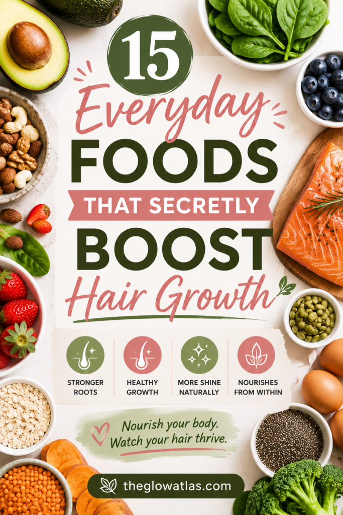Nutrient-rich everyday foods that support healthy hair growth