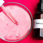 Bottle representing a retinoic acid skincare ingredient