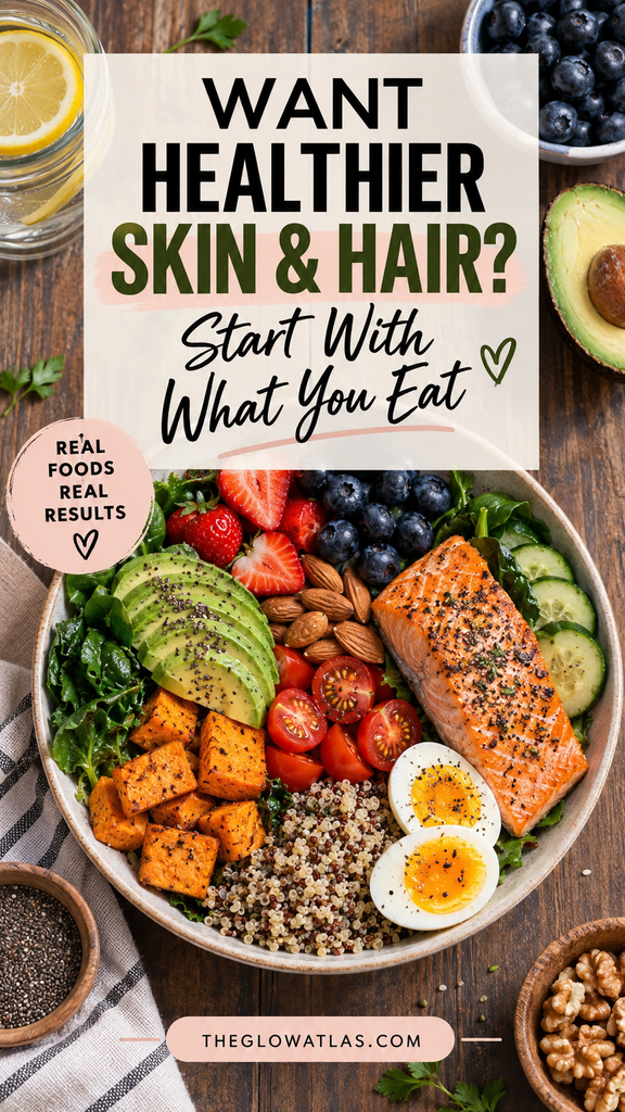 Nutrition guide for healthy skin and hair
