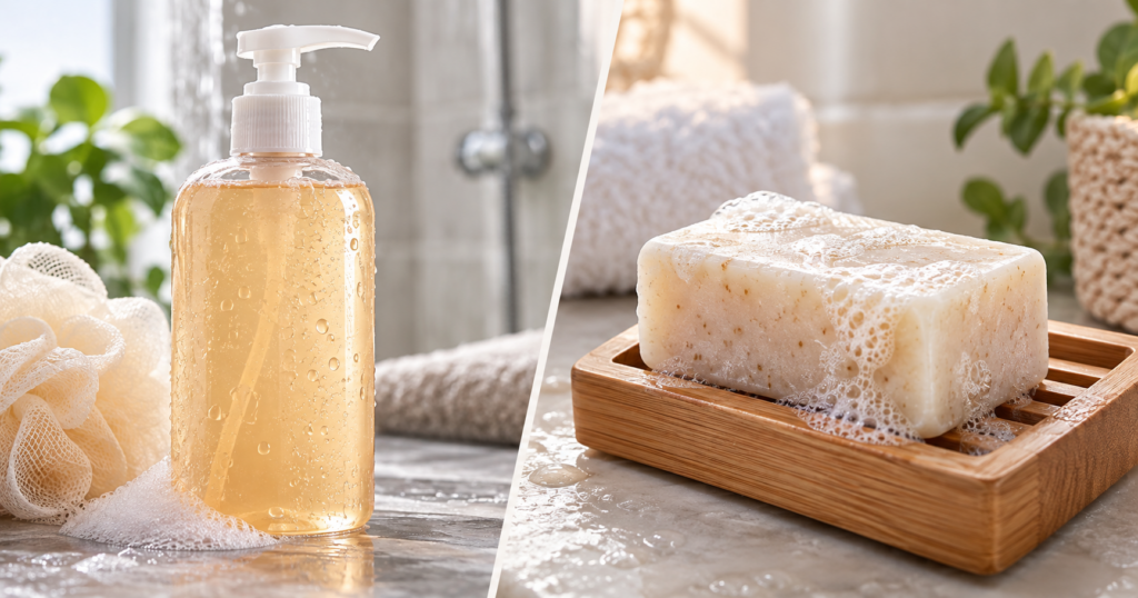 Body Wash vs. Bar Soap: What’s Better for Your Skin?